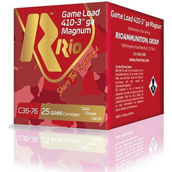 Rio Game Load 410 Φυσίγγια Συγκέντρωσης 36Cal 76mm 19gr 25τμχ