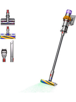 Dyson V15 Detect Absolute Yellow/Iron/Nickel 446986-01 Επαναφορτιζόμενη Σκούπα Stick & Χειρός