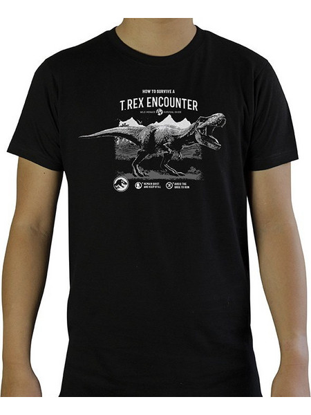 Jurassic World! T-Rex T-Shirt - Μαύρο
