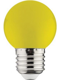 Λαμπτήρας LED 1W E27 ΣΦΑΙΡΙΚΟ ΚΙΤΡΙΝΗ 230V 105lm HOROZ ELECTRIC