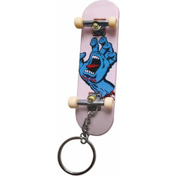 Μπρελόκ Fingerboard Santa Cruz Screaming Hand White