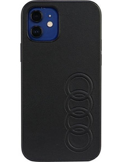 Audi Synthetic Leather iPhone 11 Pro 5.8" black/black hardcase AU-TPUPPCIP11-TT/D1-BK