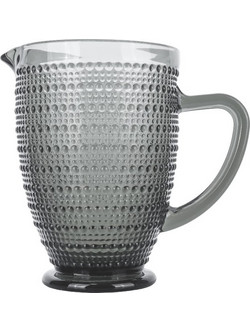 Γυάλινη κανάτα 1300 ml Cryspo Trio Rando Smoke