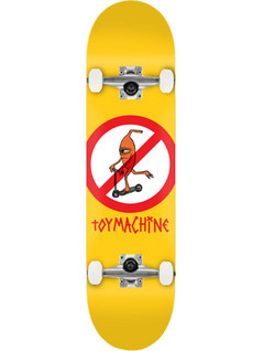 Toy Machine No Scooter Complete Skate Yellow 8.0