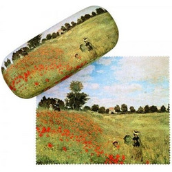 Σειρά ART: Monet - Les Coquelicots Θήκη Γυαλιών (16cm)