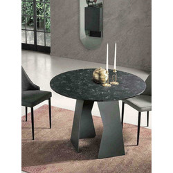 Τραπέζι Cassius 120x76cm Anthracite-Marble Capodarte Κωδικός: 37525929