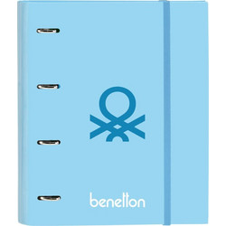 Φάκελος δακτυλίου Benetton Sequins Ανοιχτό Μπλε (27 x 32 x 3.5 cm)