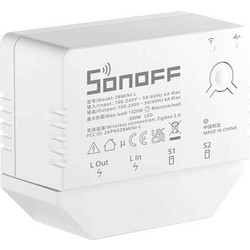 Smart Ενδιάμεσος Διακόπτης Sonoff (ZBMINI-L) με Σύνδεση ZigBee 3.0 - 1-Gang - White ZBMINI-L