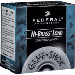 Federal Premium Game Shok Upland Hi-Brass Φυσίγγια Συγκέντρωσης 12Cal 70mm 36gr 25τμχ