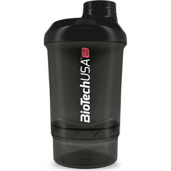 Shaker Wave+ Nano 300 ml for her - Biotech USA - Μαύρο