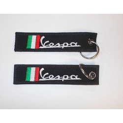 Υφασμάτινο μπρελόκ VESPA με κέντημα FLAT
