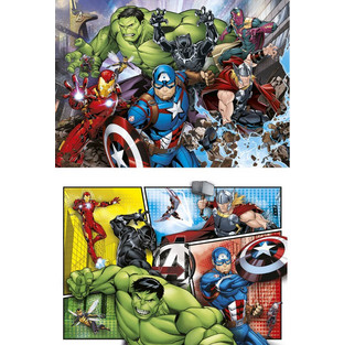Παιδικό Puzzle Clementoni Super Color The Avengers 2x60 Κομμάτια