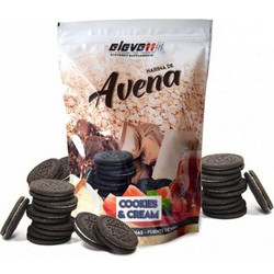 Πλιγούρι βρώμης (oatmeal) γεύση - Cookies&Cream Χωρίς Ζάχαρη Eleven Fit 1kg - Eleven Fit