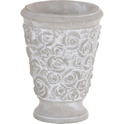 Bigbuy Garden Κασπώ Τσιμεντένιο Γκρι 13x13x17.5cm