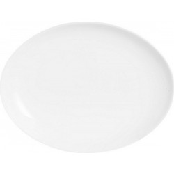 Luminarc Πιατέλα Γυάλινη Diwali Οβαλ White 33cm