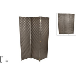 Παραβάν Τρίφυλλο Γκρί 180x135cm
