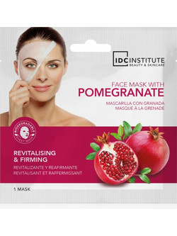 IDC Institute Pomegranate Sheet Μάσκα Προσώπου για Αντιγήρανση