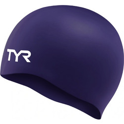 TYR Adult Silicone Wrinkle-Free Swim Cap 510 Purple TYR purple