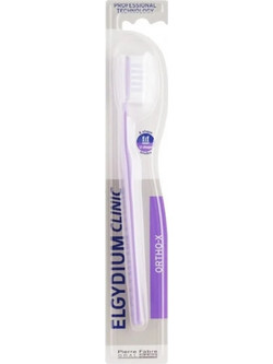 Elgydium Clinic Ortho-X Medium Οδοντόβουρτσα Λιλά