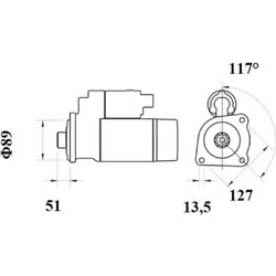 Mahle Μίζα - Ms 775