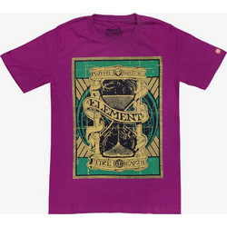 ELEMENT Men Time Running Out T-Shirt - PURPLE - 1019-1001-1045-PURPLE