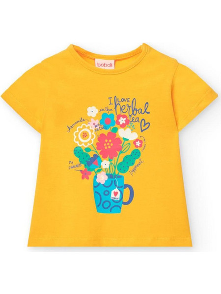Μπλούζα μακό κορίτσι Boboli-241096-1220-Yellow