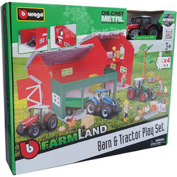 Bburago Farmland Farm With Tractor New Holland T7.315HD 18-31684