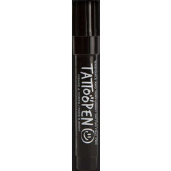 Nailmatic Μαρκαδόρος Δέρματος Tattoopen (Μαύρο)