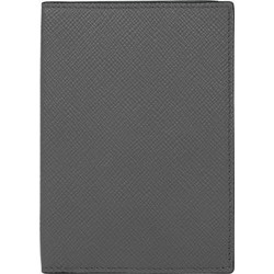 Θήκη Διαβατηρίου Smythson Leather Passport Cover Storm Grey