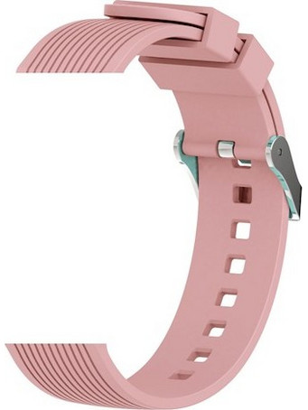 Devia Universal Λουράκι TPU Σιλικόνης για Ρολόι Smartwatch 22mm - Ροζ