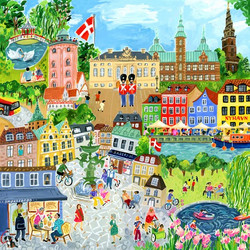Puzzle eeBoo Copenhagen 1000 Κομμάτια