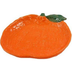 Atmosphera Πιατέλα Σερβιρίσματος Κεραμική Orange 20cm