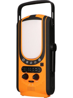 EXTRALINK Power Ranger EPS-6000 | Powerbank | 6000mAh, Fm Radio, Led Light, Hand Crank, Solar Panel - (EX.31254)