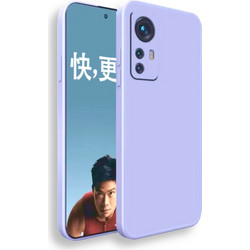 Bodycell Square Liquid Silicon Case Θήκη Xiaomi 12T / 12T Pro Light Blue