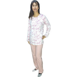Fleece Γυναικεία πιτζάμα σάπιο μήλο Ελληνικής ραφής