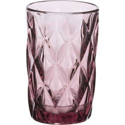 Cryspo Trio Σετ Ποτήρια Νερού Γυάλινα Kare Purple 330ml 6τμχ 52.702.50