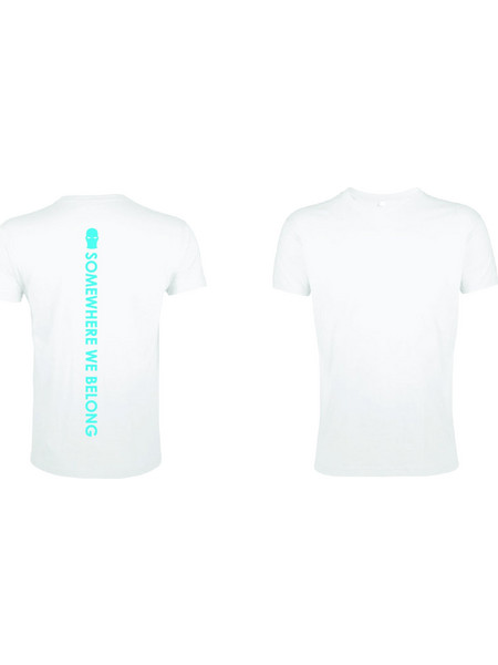 Ghetto Somewhere We Belong White T-Shirt | Women's (Fit)
