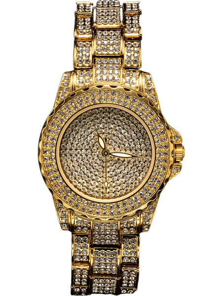 Ghetto Ladies Diamond Dial Watch Women Simple Style