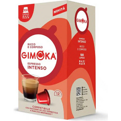 Gimoka Κάψουλες Espresso Intenso Συμβατές με Μηχανή Nespresso 100τμχ