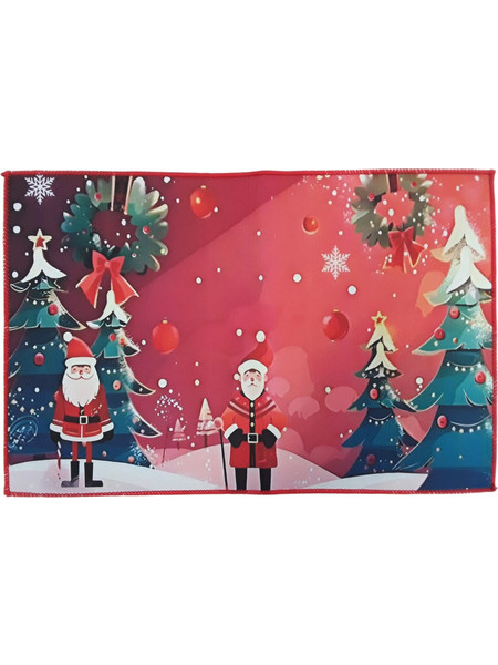 Χαλάκι Eξώπορτας Χριστουγεννιάτικο 60x40cm Christmas Tree 20500900004