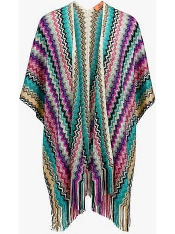 MISSONI Πόντσο Zigzag με κρόσσια 5P2SVMD9973 0002
