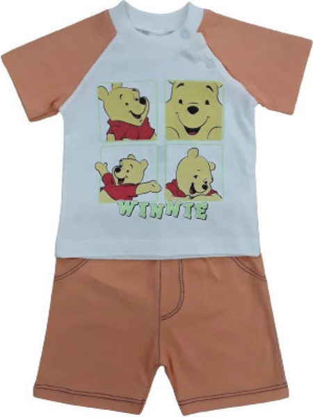 Πιτζαμάκι Σετ Καλοκαιρινό Pooh Beboulino Orange 80108580004