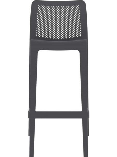 Lisa/S* Resin Barstool Anthracite