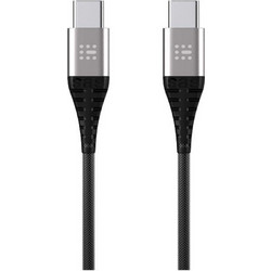 Καλώδιο Ταχείας Φόρτισης TYPE-C σε TYPE-C 1.2m Ανθεκτικό Ασημί Go Fast-Charge