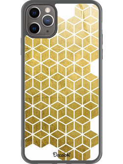 Gold Cubes Θήκη Κινητού Σχέδιο 50038 - iPhone, iPhone 11 Pro Max, Groove Case