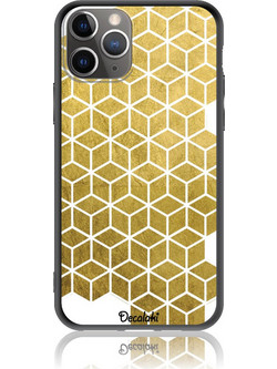 Gold Cubes Θήκη Κινητού Σχέδιο 50038 - iPhone, iPhone 11 Pro, Soft TPU Case