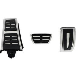 Πεντάλ Αλουμινίου Κουμπωτά Και Footrest Για Audi A4 B8 08-15 / A5 08-16 / Q5 08-16 / A6 11-15 / A7 / Porsche Macan Αυτόματο Σετ 3 Τεμάχια AUDI PORSCHE CΑRΝΕR