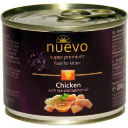 Nuevo Super Premium Kitten with Chicken & Rice 200gr