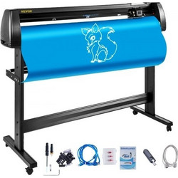 Μηχανή Κοπής Βινυλίου VEVOR Plotter 53" Λογισμικό Signmaster Μηχανή Κατασκευής Πινακίδων 1350mm Τροφοδοσία Χαρτιού Κόπτης Βινυλίου Plotter με Βάση (53" 1350mm)