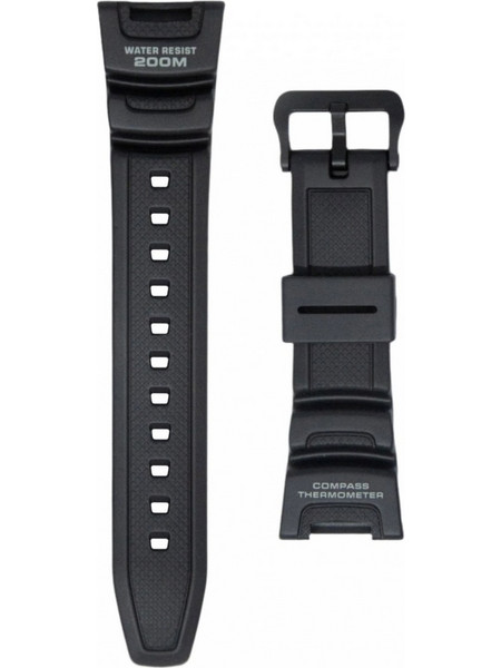 Λουράκι Casio μαύρο καουτσούκ για το μοντέλο SGW-100-1V 10304195
